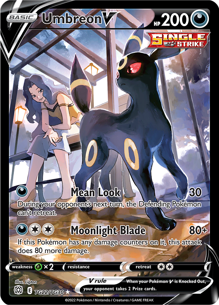 Umbreon V TG22/TG30 Trainer Gallery Ultra Rare Englisch