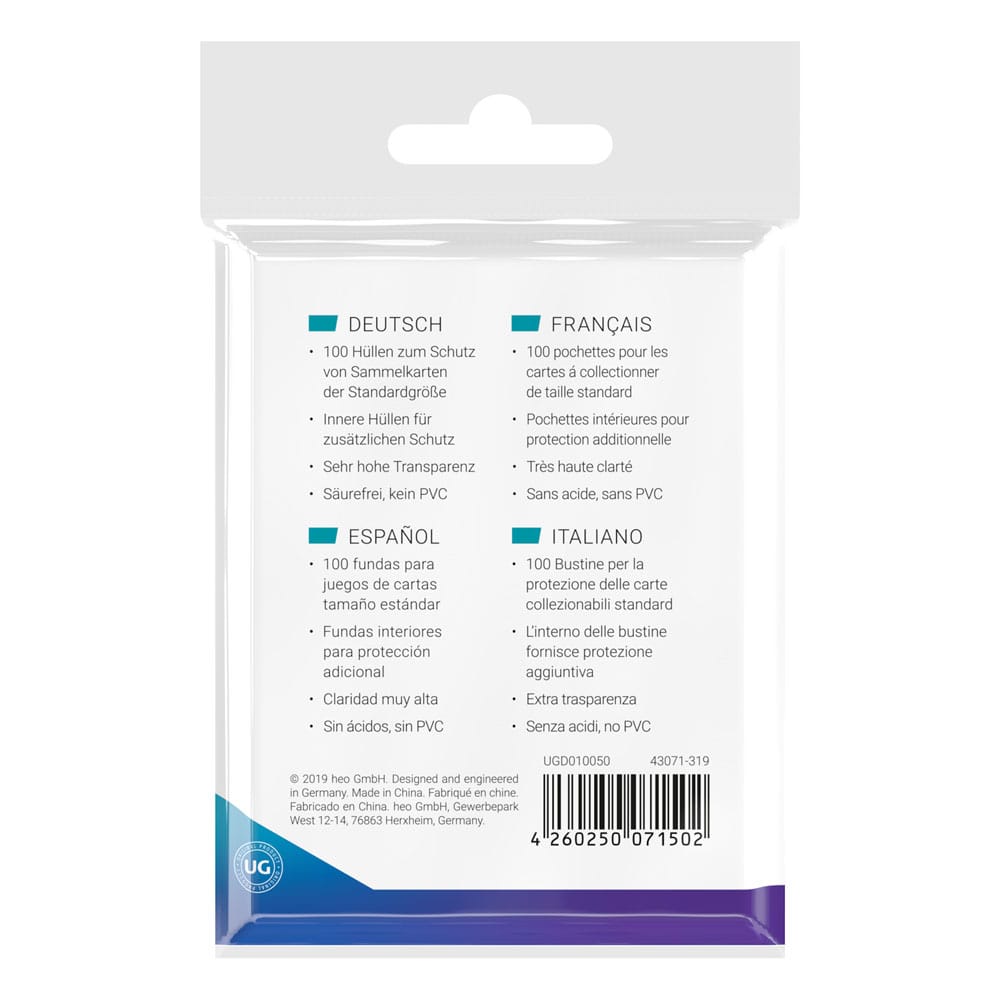 ultimate-guard-precise-fit-sleeves-standard-size-100-front