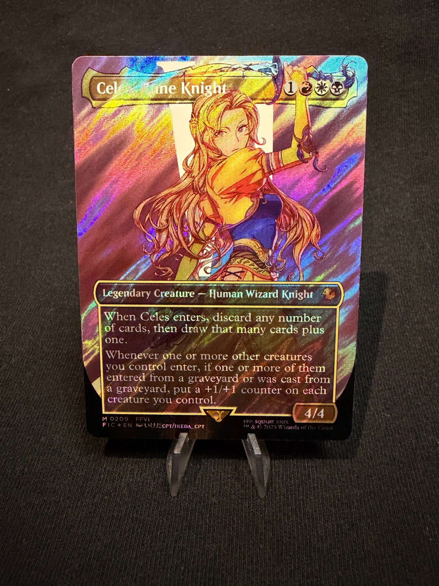 Celes, Rune Knight (V.3) - Final Fantasy Commander Surge Foil EN