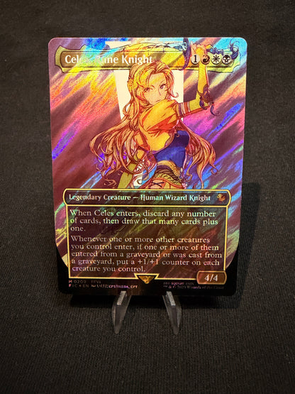 Celes, Rune Knight (V.3) - Final Fantasy Commander Surge Foil EN