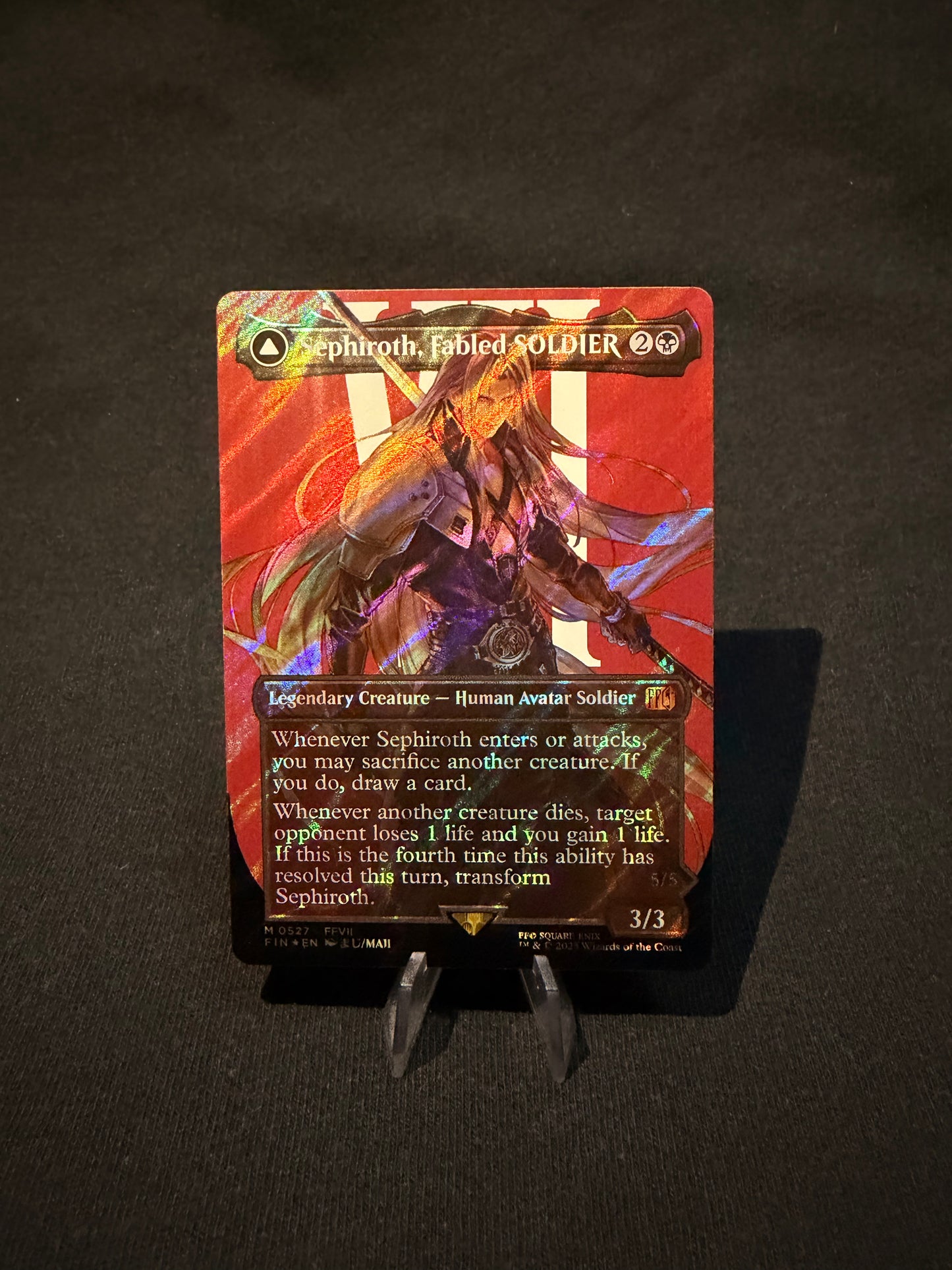 Sephiroth, Fabled SOLDIER // Sephiroth, One-Winged Angel (V.4) - Final Fantasy Surge Foil EN