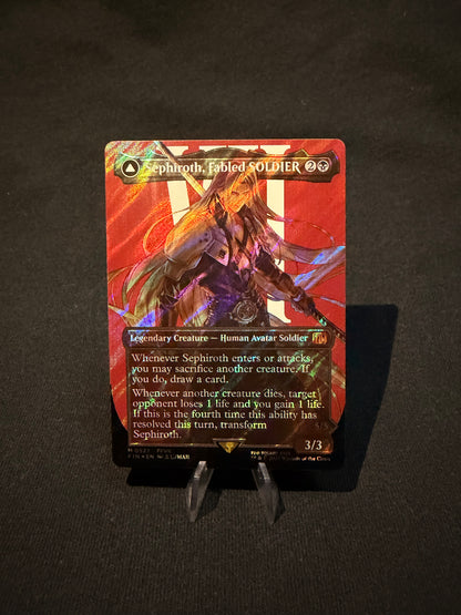 Sephiroth, Fabled SOLDIER // Sephiroth, One-Winged Angel (V.4) - Final Fantasy Surge Foil EN