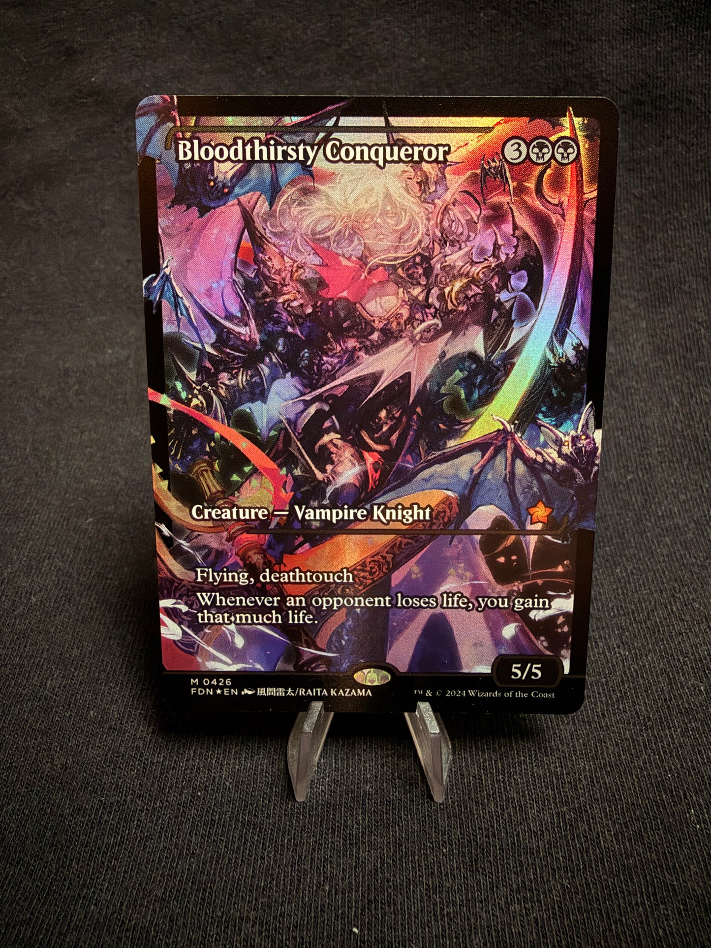 Bloodthirsty Conqueror (V.3) - Foundations Foil EN NM