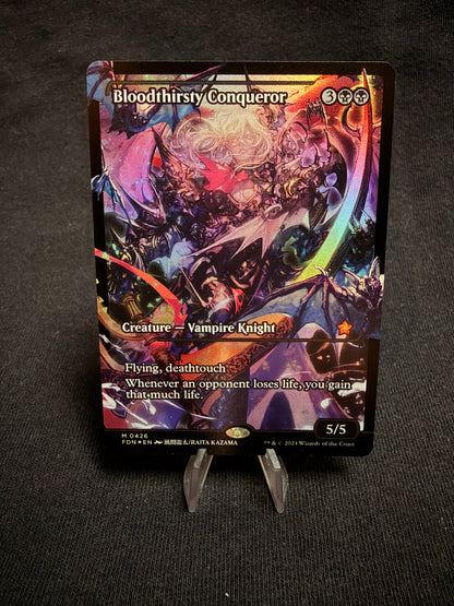 Bloodthirsty Conqueror (V.3) - Foundations Foil EN NM