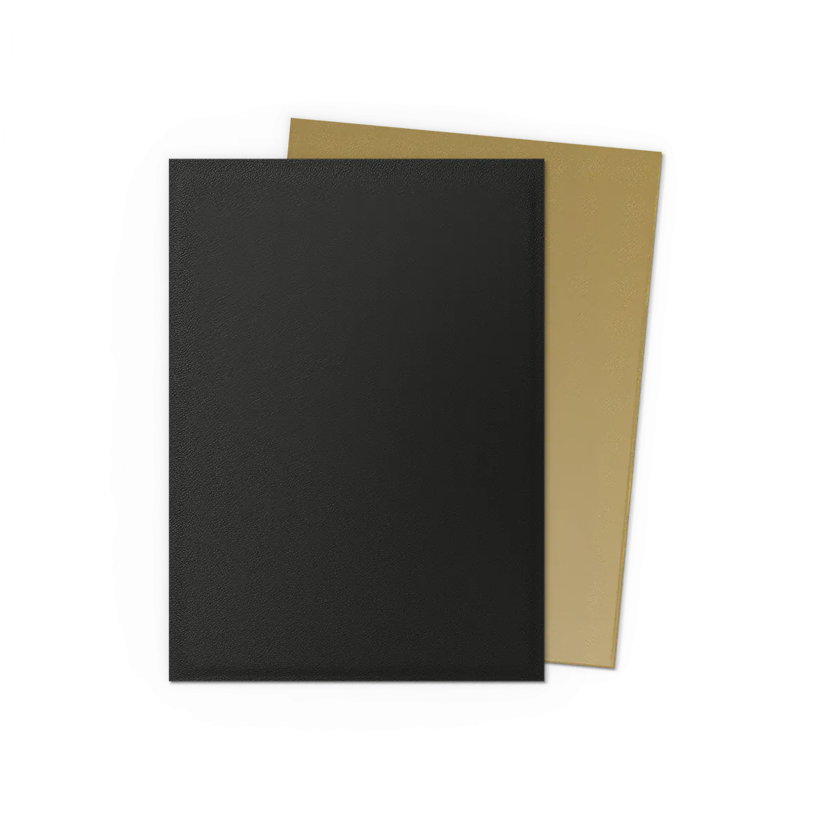 Dragon Shield - Standard Dual Sleeves: Black & Gold [Matte] (100)