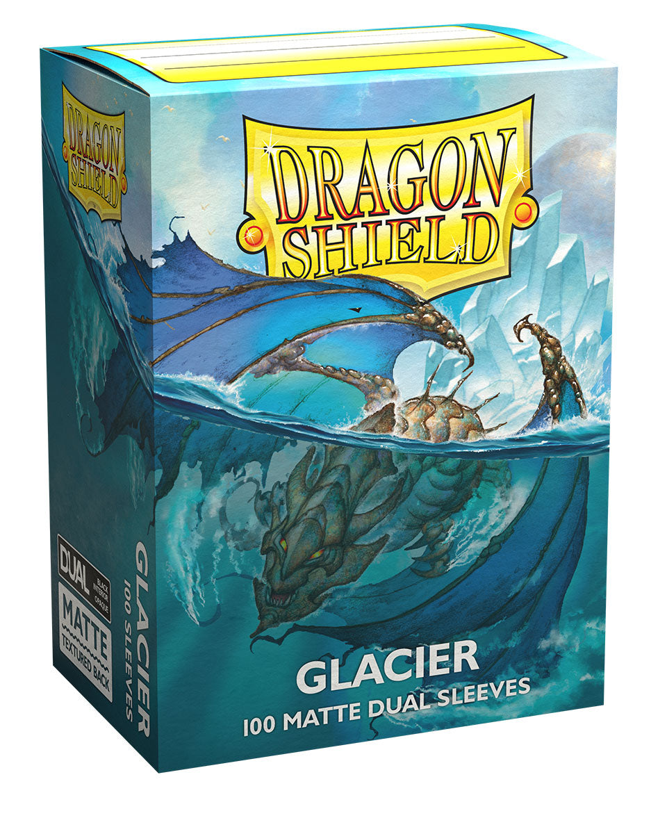 ドラゴンシールド - スタンダード デュアルスリーブ：Glacier [Matte]（100枚）