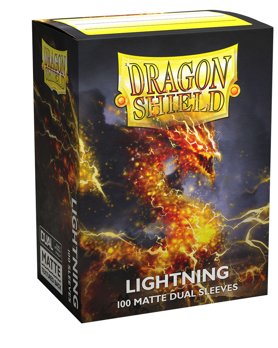 ドラゴンシールド - スタンダード デュアルスリーブ：Lightning [Matte]（100枚）