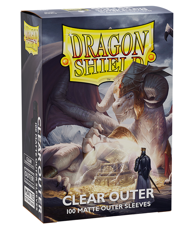 ドラゴンシールド - スタンダード外スリーブ：クリア (100)