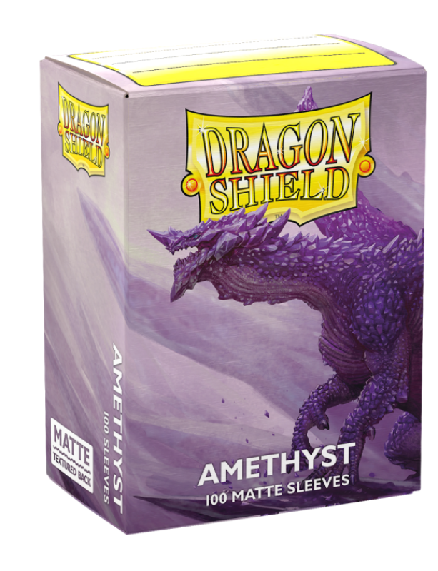 ドラゴンシールド - スタンダードスリーブ：Amethyst [Matte]（100枚）