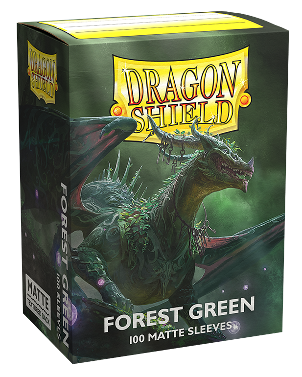 ドラゴンシールド - スタンダードスリーブ：Forest Green [Matte]（100枚）