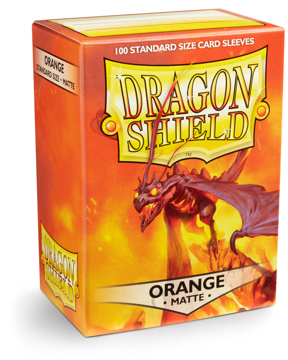 ドラゴンシールド - スタンダードスリーブ：オレンジ [Matte] (100)