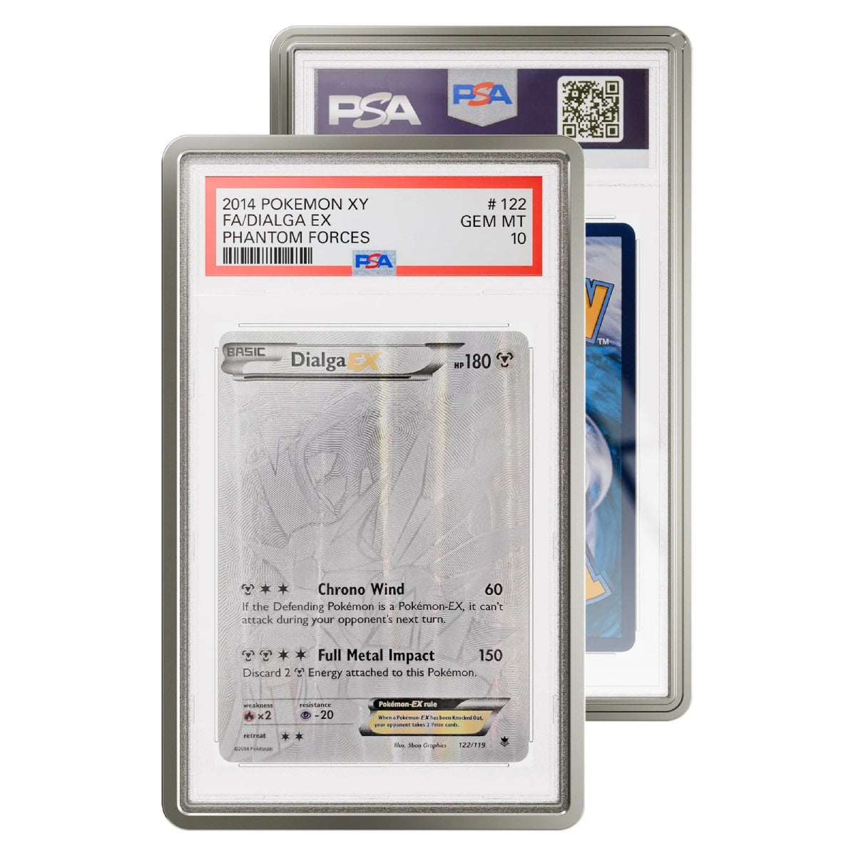 gradedguard-metallic-case-psa-silber