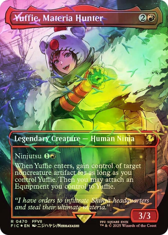 magic-the-gathering-karten-yuffie-materia-hunter-final-fantasy-holiday-release-foil-englisch