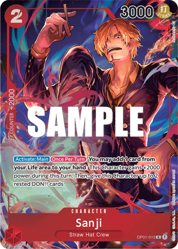 Sanji (OP01-013) (V.2) (Pre-Errata) EN