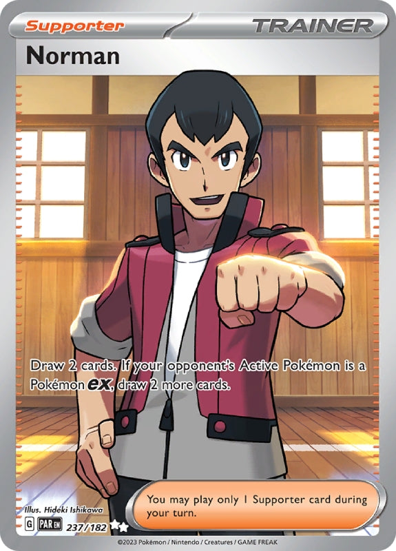 pokemon-karten-norman-par-237-englisch