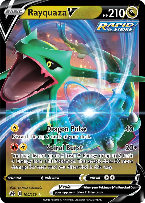 Rayquaza V (CRZ 100) EN
