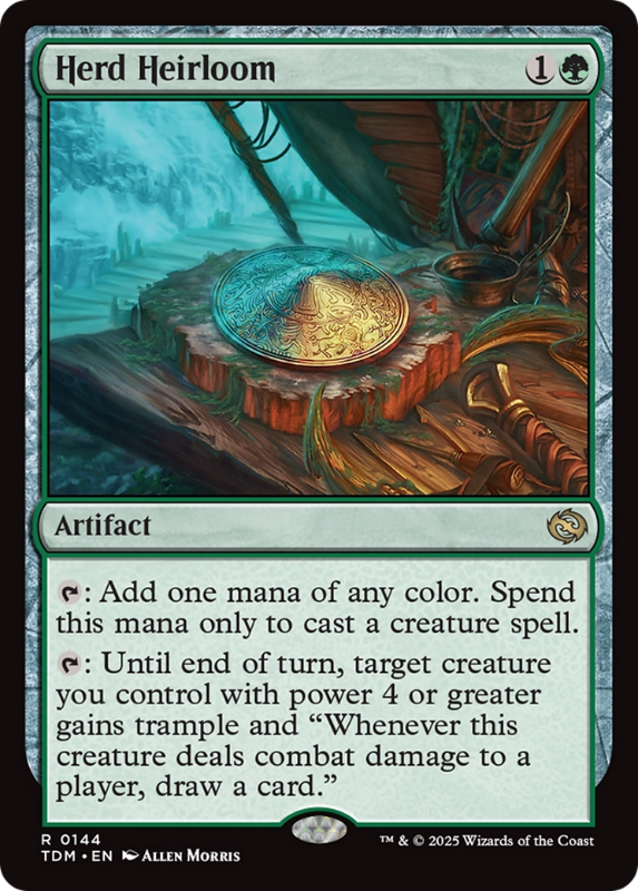 群系传家宝 Tarkir Dragonstorm 闪卡 英文
