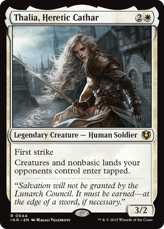 Thalia，异端卡萨尔 Innistrad Remastered 闪卡 英文