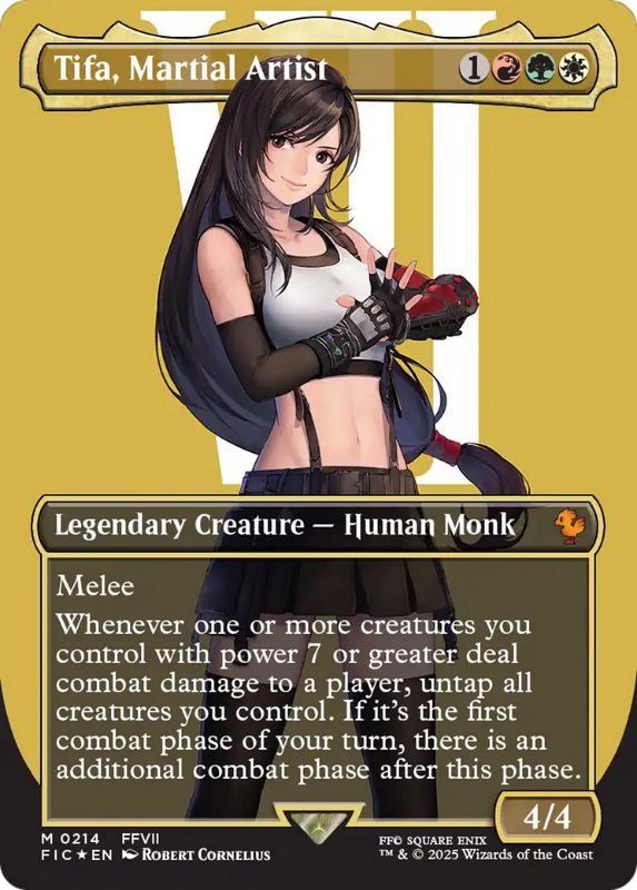 Tifa, Martial Artist (V.3) - Final Fantasy Commander Surge Foil EN