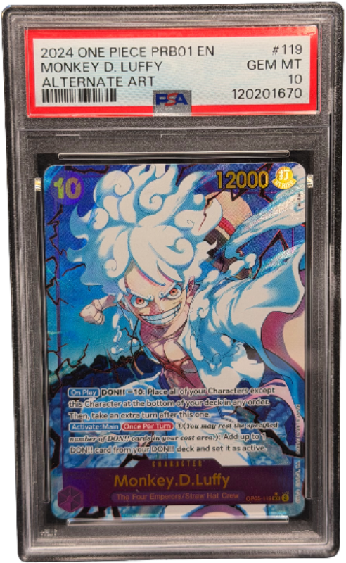 Monkey.D.Luffy (OP05-119) (V.2) (PSA 10) EN