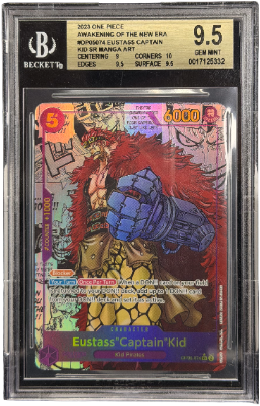 Eustass"Captain"Kid (OP05-074) (V.3) BGS 9.5 EN