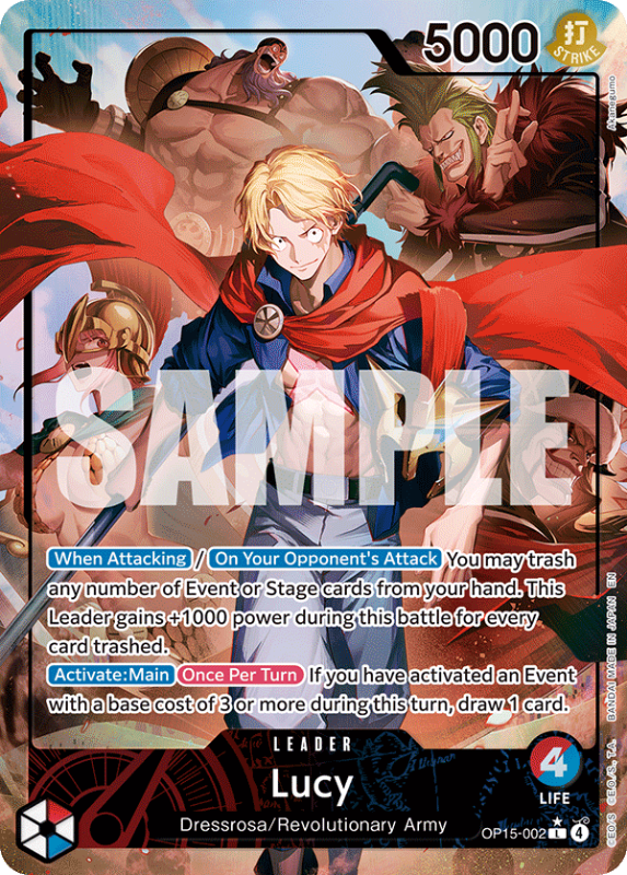 one-piece-lucy-op15-002-v-2-englisch-near-mint