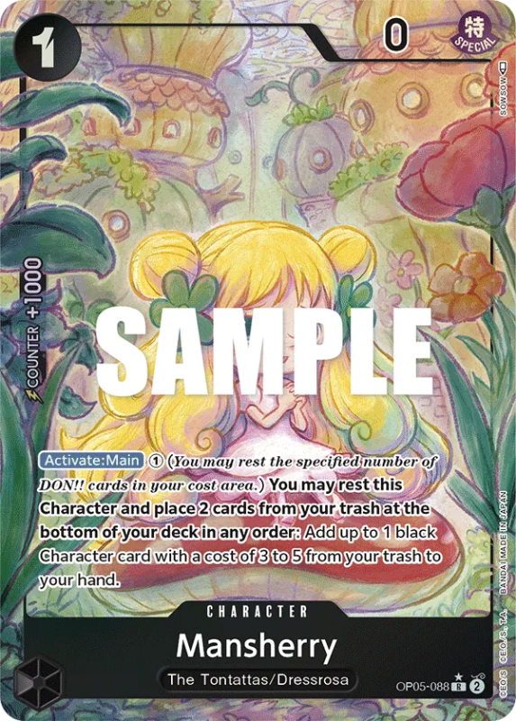 Mansherry Alternate Art (OP05-088) EN NM