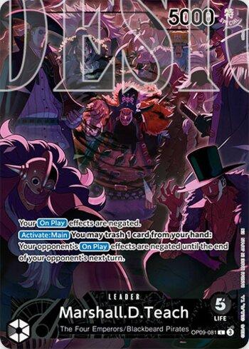 Marshall.D.Teach OP09-081 Alt Art EN NM