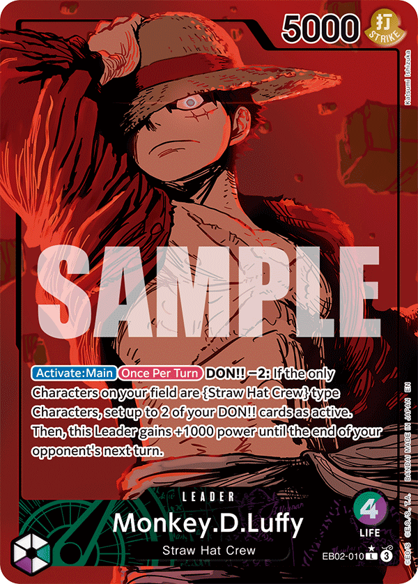 Monkey.D.Luffy (EB02-010) - Alt Art EN NM
