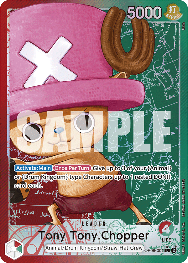 Tony Tony.Chopper (OP08-001) - Alt Art EN NM