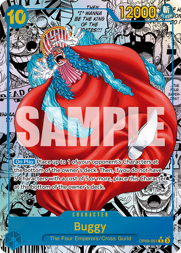 Buggy (OP09-051) - Manga Rare EN NM