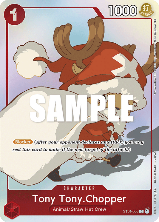 One Piece Card Game Tony Tony.Chopper ST01-006 Alt Art Englisch Near Mint