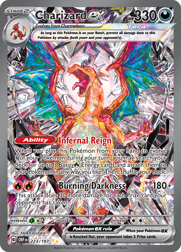 Charizard ex 223/197 Special Illustration Rare Englisch