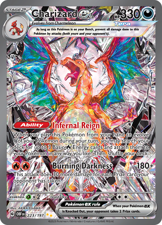 Charizard ex 223/197 Special Illustration Rare Englisch