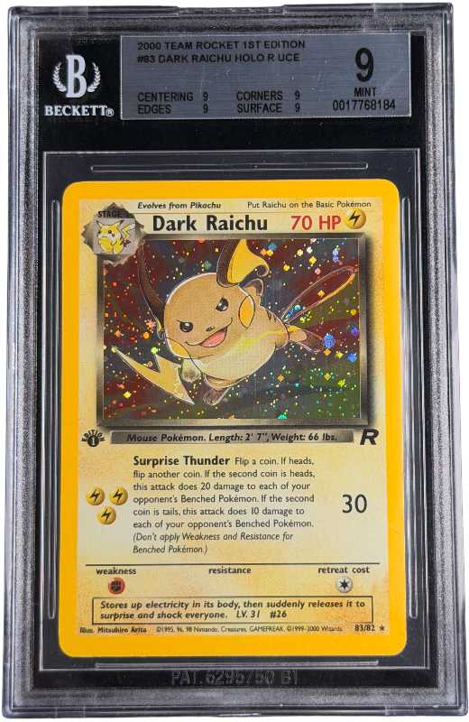 Dark Raichu (TR 83) BGS 9 - EN