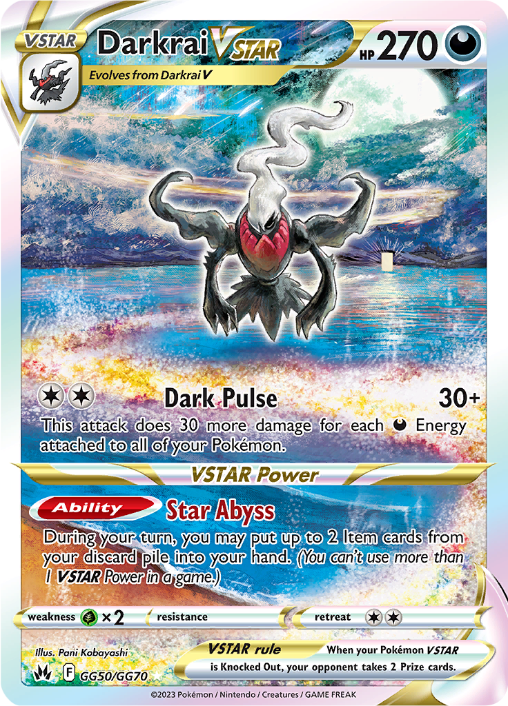 Darkrai VSTAR (GG50/GG70) - Galarian Gallery Ultra Rare EN NM