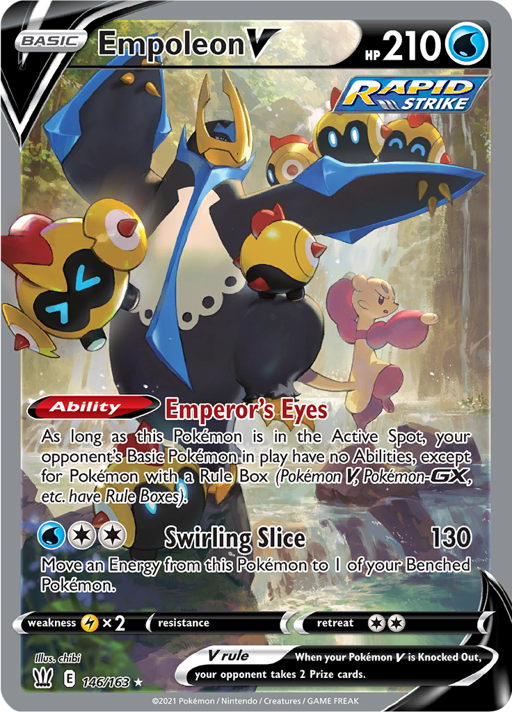 Empoleon V 146/163 Alternate Art Ultra Rare Englisch