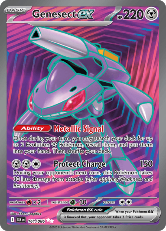 Genesect ex (BLK 161) - EN