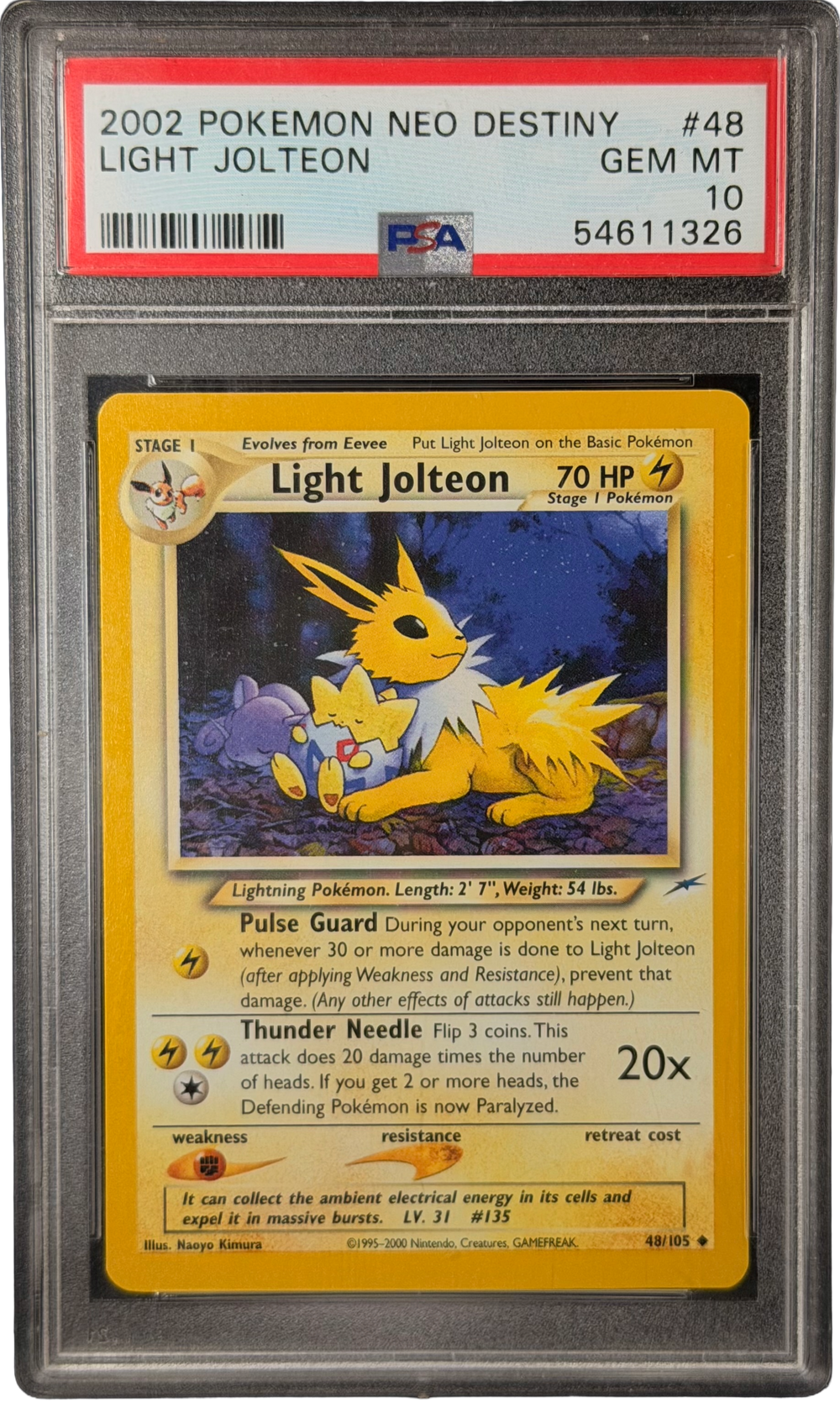 Light Jolteon (NDE 48) PSA 10 EN