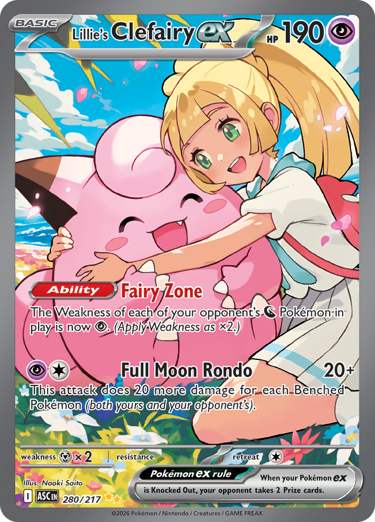 Lillie's Clefairy ex (280/217) - Special Illustration Rare EN NM