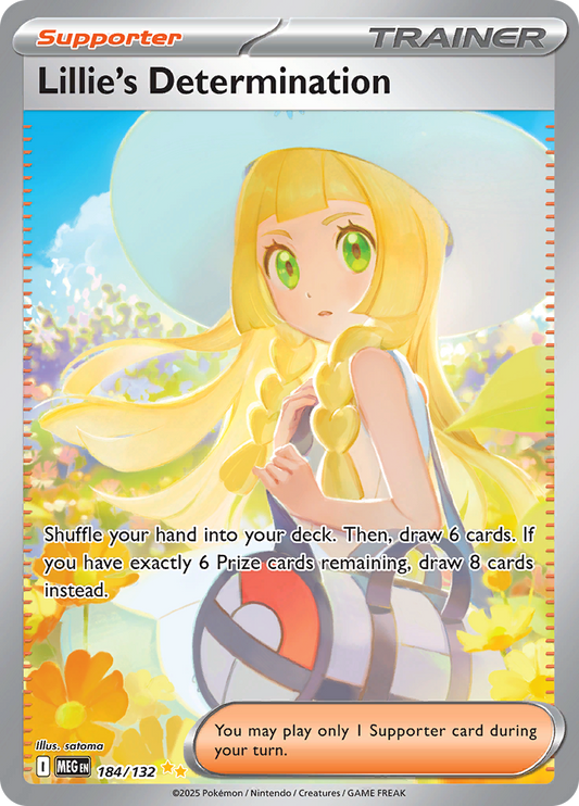 Pokemon TCG Lillie's Determination 184/132 Special Illustration Rare Englisch Near Mint