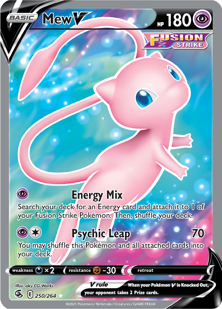 Mew V (250/264) - Ultra Rare EN NM