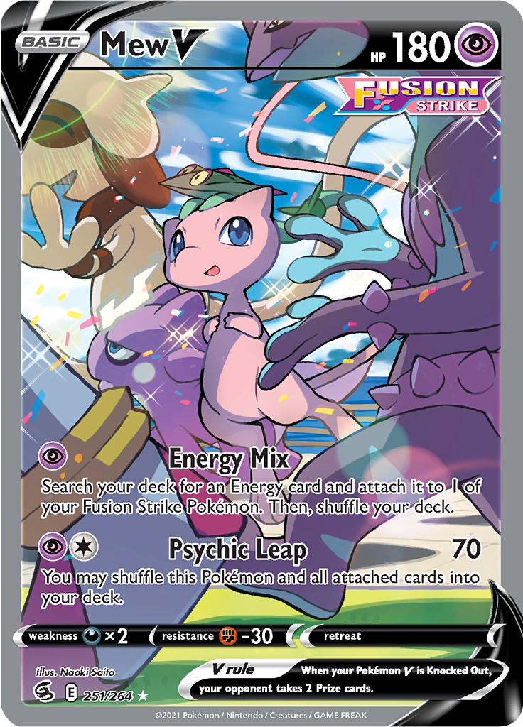 Mew V (251/264) - Alternate Art Ultra Rare EN NM