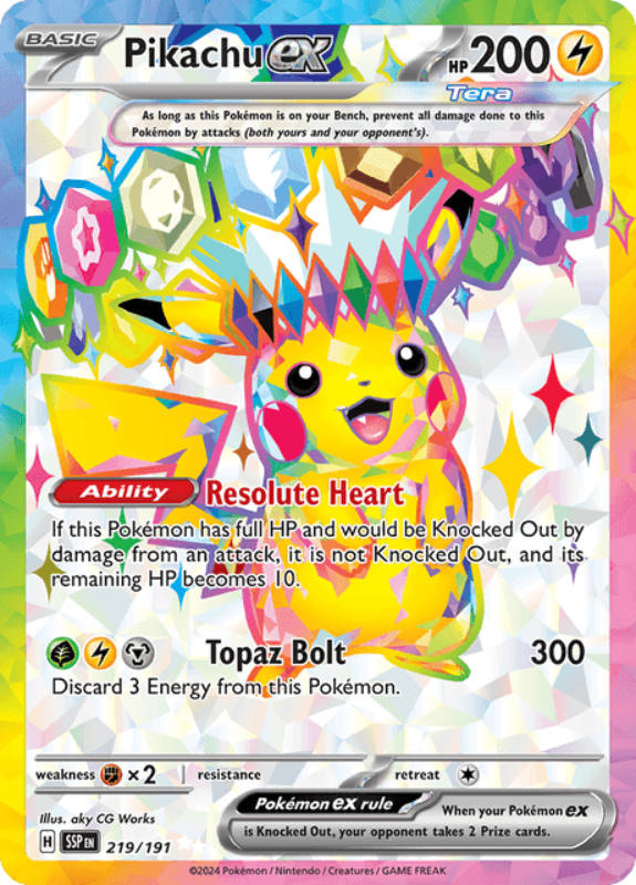 Pikachu ex (SSP 219) - EN