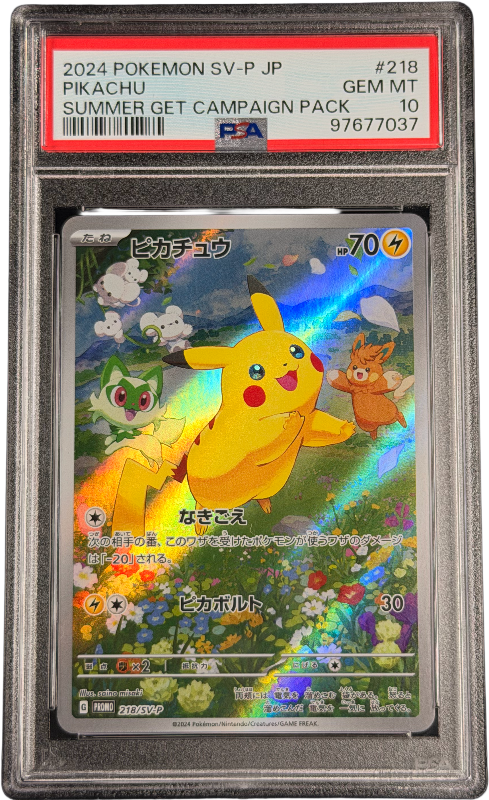 Pikachu (SV-P 218) PSA 10 - JP