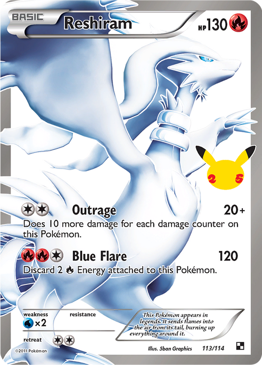 Reshiram 113/114 Classic Collection Englisch