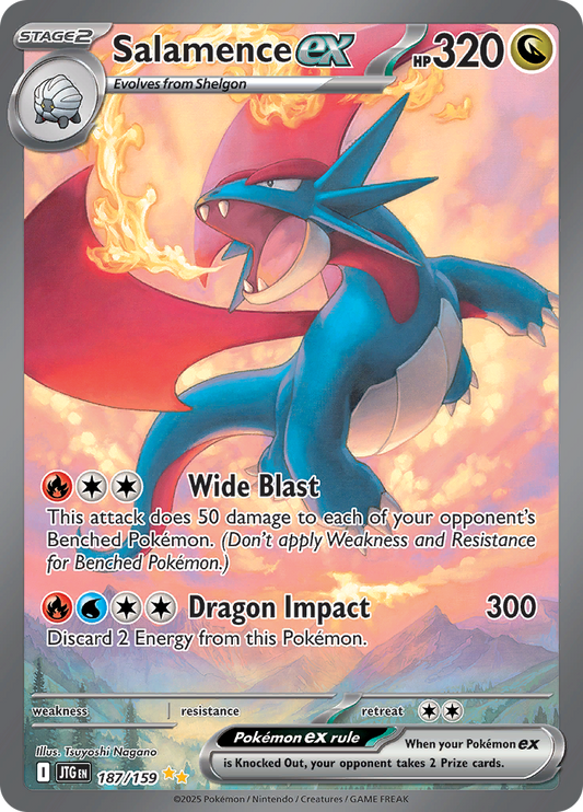 Salamence ex 187/159 Special Illustration Rare Englisch