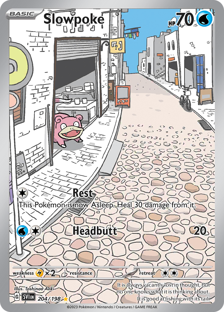 Slowpoke (204/198) - Illustration Rare EN NM