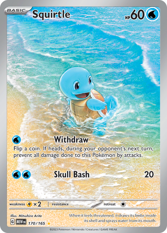 Squirtle 170/165 Illustration Rare Englisch