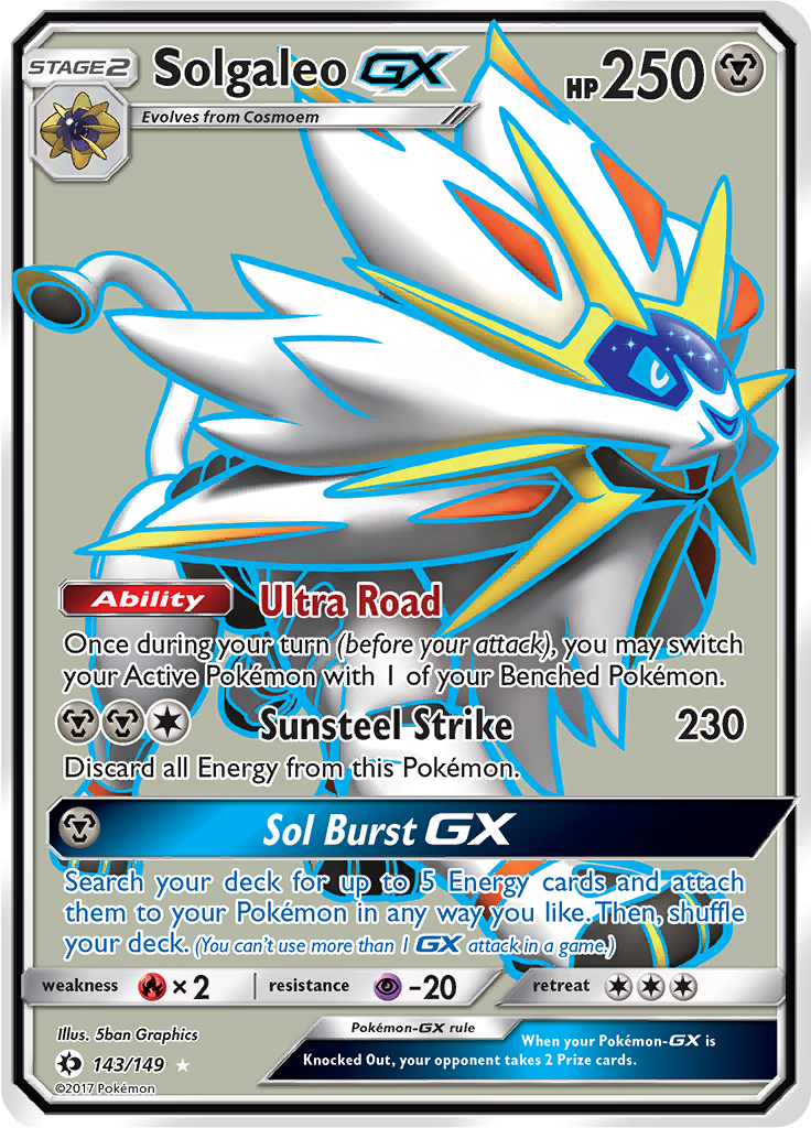 Solgaleo GX (143/149) - Ultra Rare EN NM